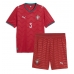 Portugalia Ruben Dias #3 Koszulka Podstawowa dzieci MŚ 2026 Krótki Rękaw (+ krótkie spodenki)