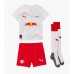 RB Leipzig Xavi Simons #10 Koszulka Podstawowa dzieci 2025-26 Krótki Rękaw (+ krótkie spodenki)